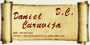 Daniel Ćuruvija vizit kartica